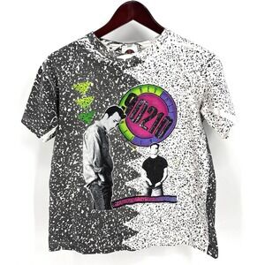 Vintage Luke Perry Beverly Hills 90210 T-Shirt Rare Dylan Brandon M 90s All Over